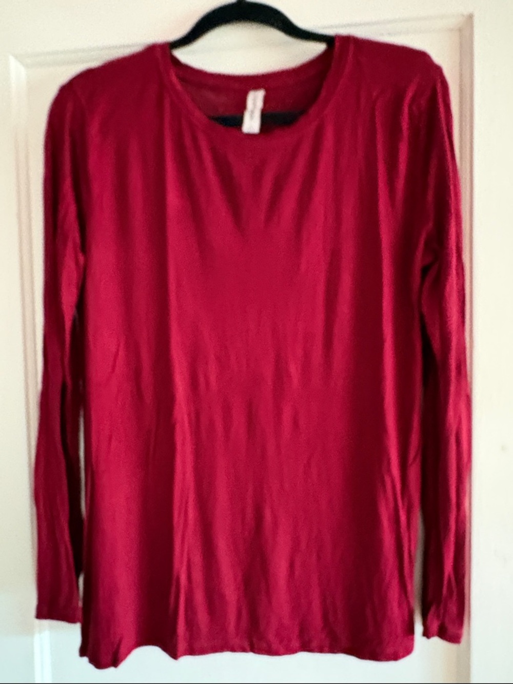 Zenana Outfitters Premium Long Sleeve Top - Burgundy